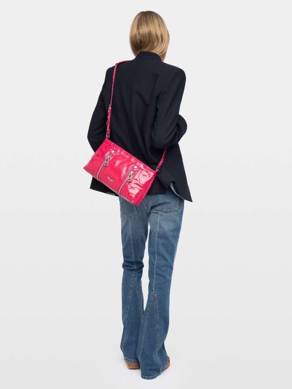 Zadig&Voltaire Sunny Moody Red Leather Bag